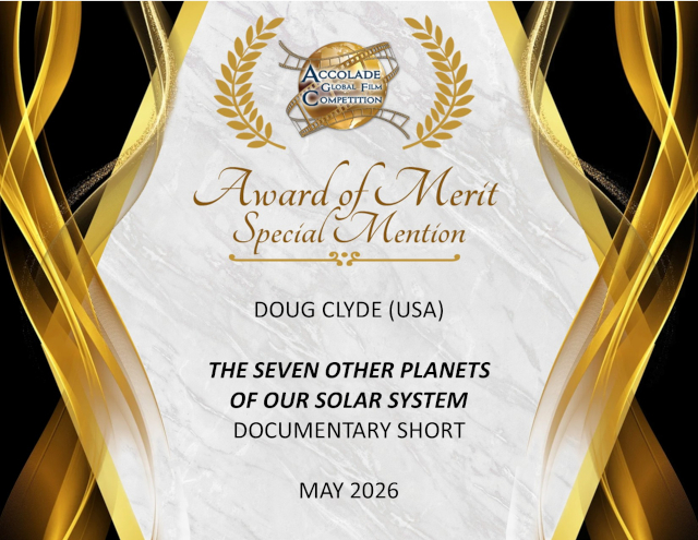 AGFC Award Merit Short